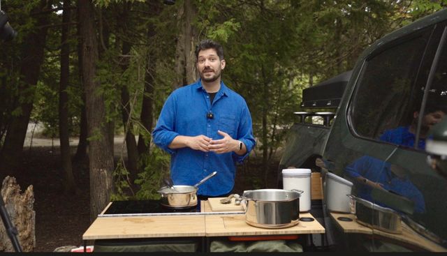 Mac and Cheese at Bruce Peninsula National Park, ON